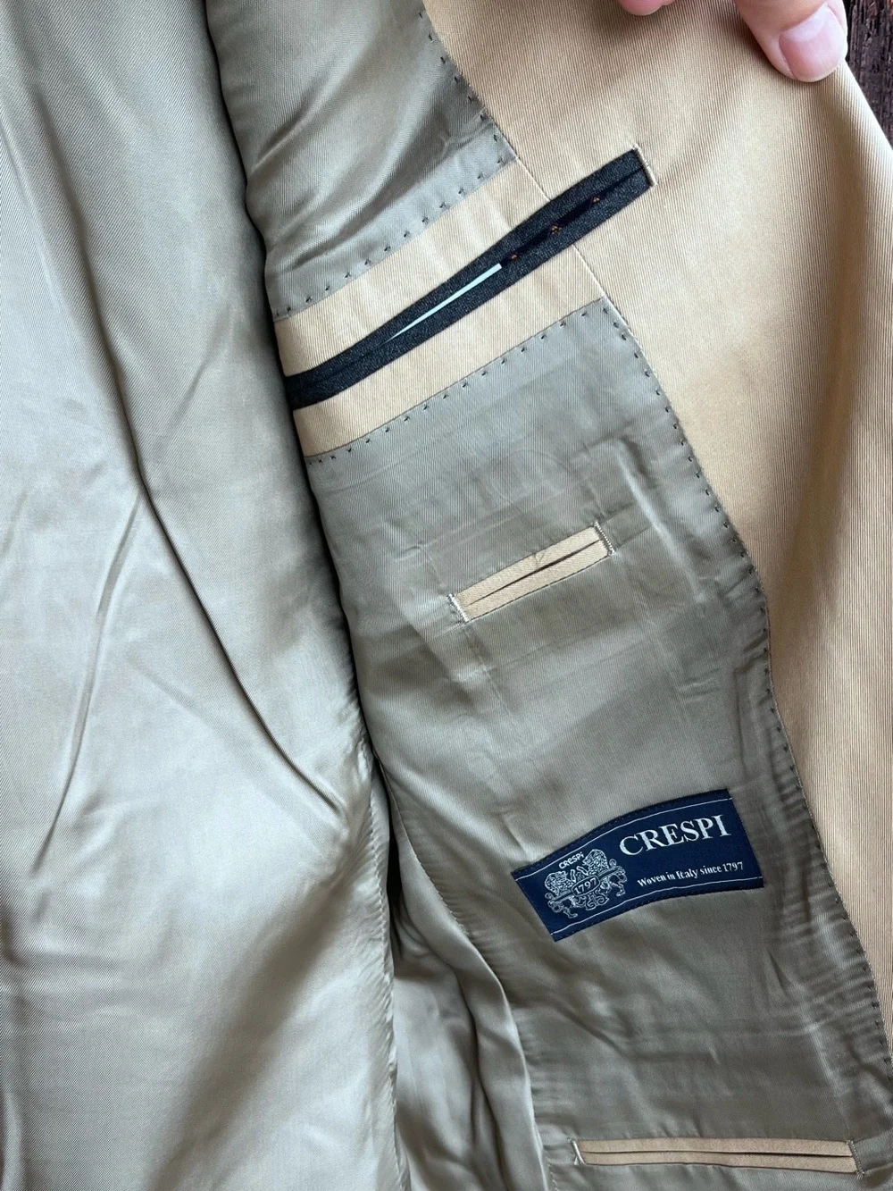 J.Crew Ludlow jacket, summer suit tan beige blazer 40 L